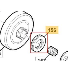 Ringdrev CS750, SP466, SP526, 118804291/0