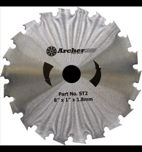 Röjsågsklinga 200x25,4 / 20 x 1,8mm, 22 tänder