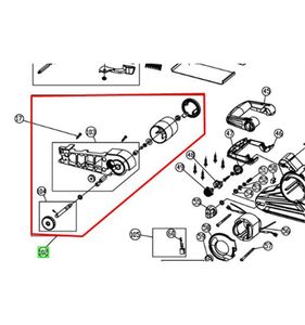 Rulle EBS800V, EBS800, EBS750, 131030592