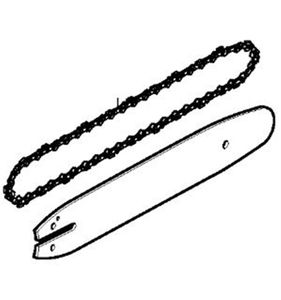 Sågsvärd + sågkedja SMT100 118805707/0