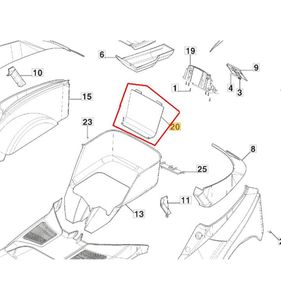 Servicepanel Gyro 500e, 700e, 900e, 337110409/0