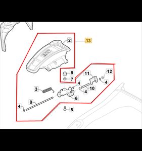 Sidoutkastskydd Combi 50SQ, 381008162/1