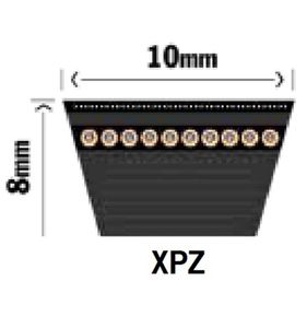 Smalkilrem XPZ1077 - 10x8x1077mm (Ld)