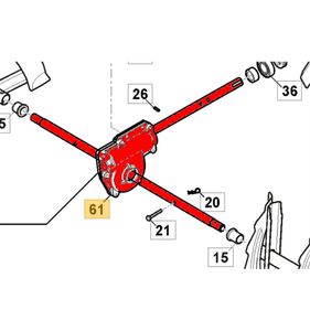 Snäckväxel komplett ST4262P, ST5262P, 118821237/0