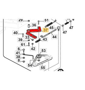 Spännarm Park 320P, 340PWX, 420P, 540DPX m.fl, 387205001/0