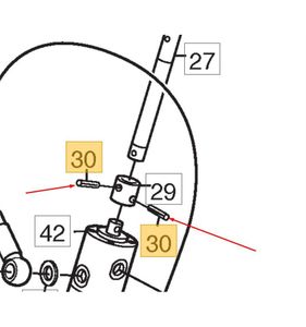 Spännstift 6x28mm, 9595-0256-01