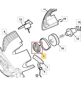 Startfjäder SBL327, BL530, 118803058/0