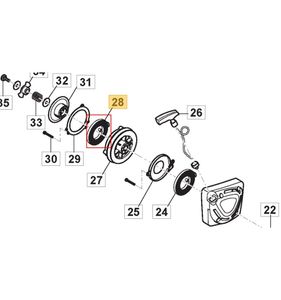 Startfjäder SBP375, 118804466/0