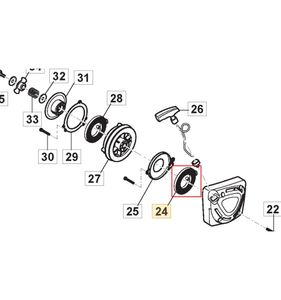 Startfjäder SBP375, 118804467/0