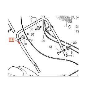 Styre nedre P51, P53, M-51, 5312051-18