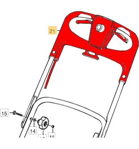 Styre övre med brytare 381006644/0