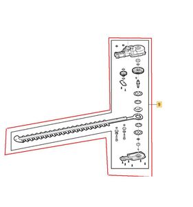 Svärd komplett HT500E, SHT500AE, 118810817/0