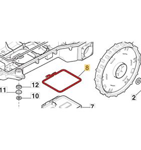 Tätningslist batterilucka A1500, G1200, Stig 300 m.fl 122280002/0