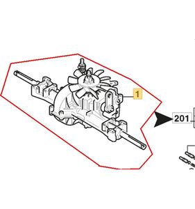 Transmission Park 340PX, 540DPX, 740PWX m.fl 1137-0125-01