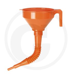 Tratt med sil, flexibel hals, 160mm