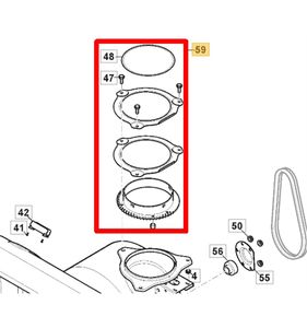 Utkastring komplett, ST4262P, ST5262P, 118821232/0